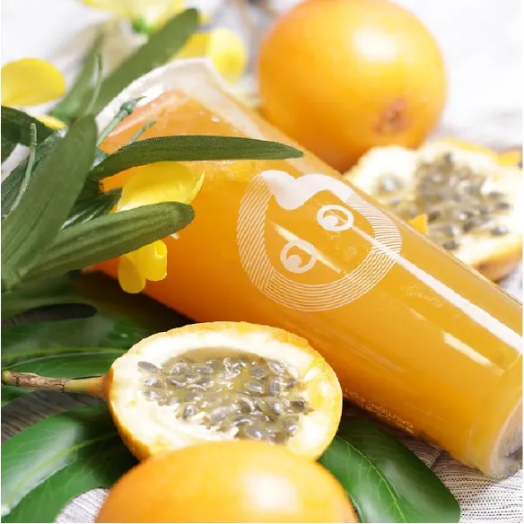 Coco passionfruit bubble tea